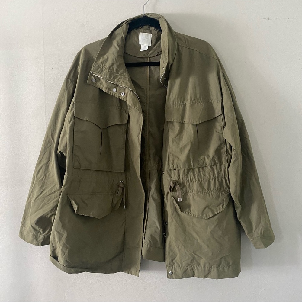 H&M olive spring jacket